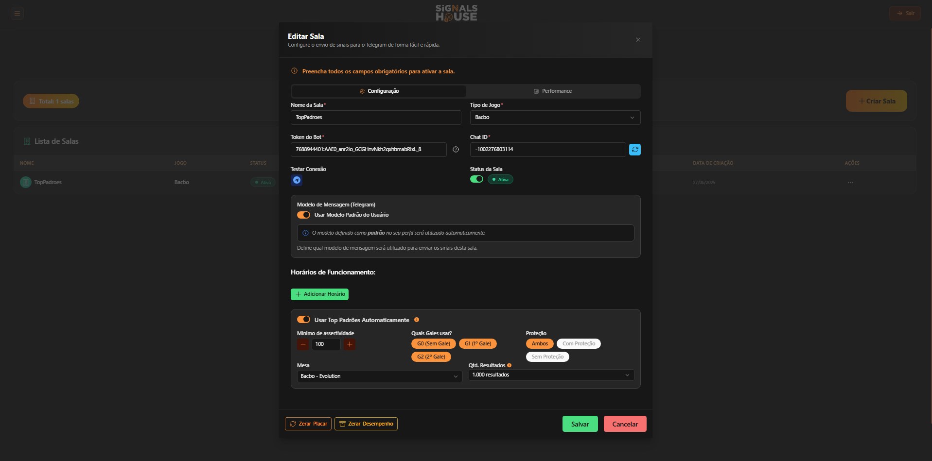 Signals House Painel - 5